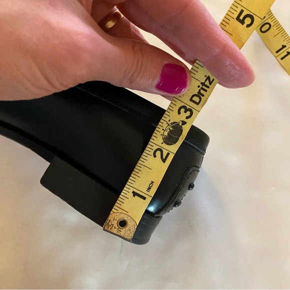 Tod’s Loafers Womens Size 5.5 Black Tods Leather Preppy Shoes Slide On - Picture 14 of 16